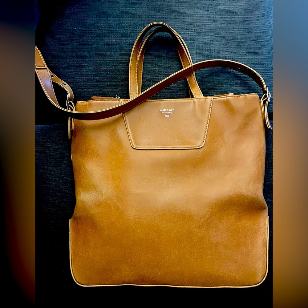 Matt&Nat brown shoulder/crossbody